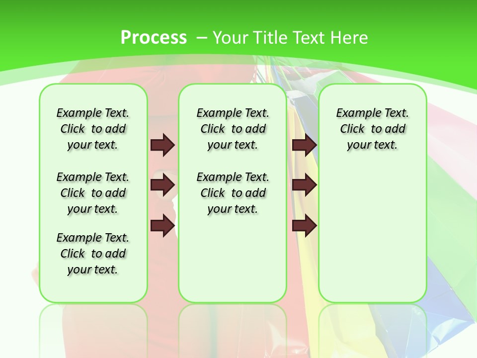Bag Market Laughing PowerPoint Template