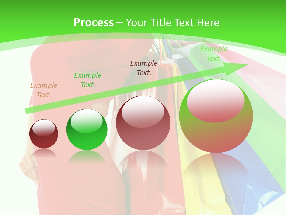 Bag Market Laughing PowerPoint Template