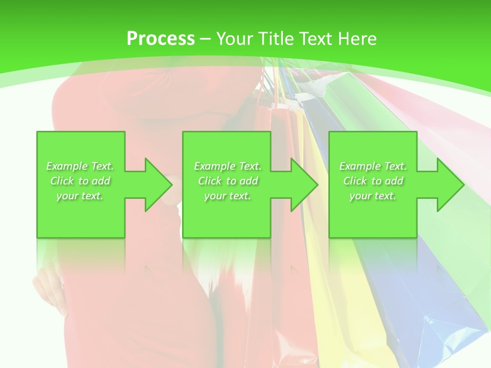 Bag Market Laughing PowerPoint Template