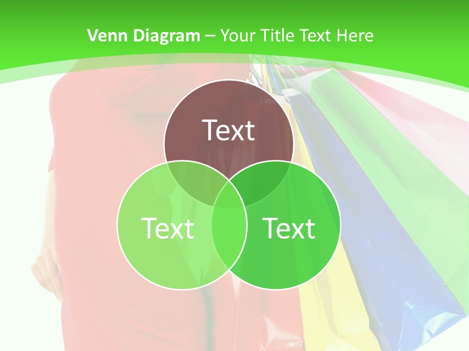 Bag Market Laughing PowerPoint Template