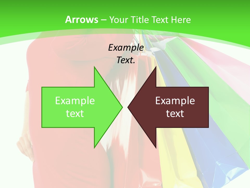 Bag Market Laughing PowerPoint Template