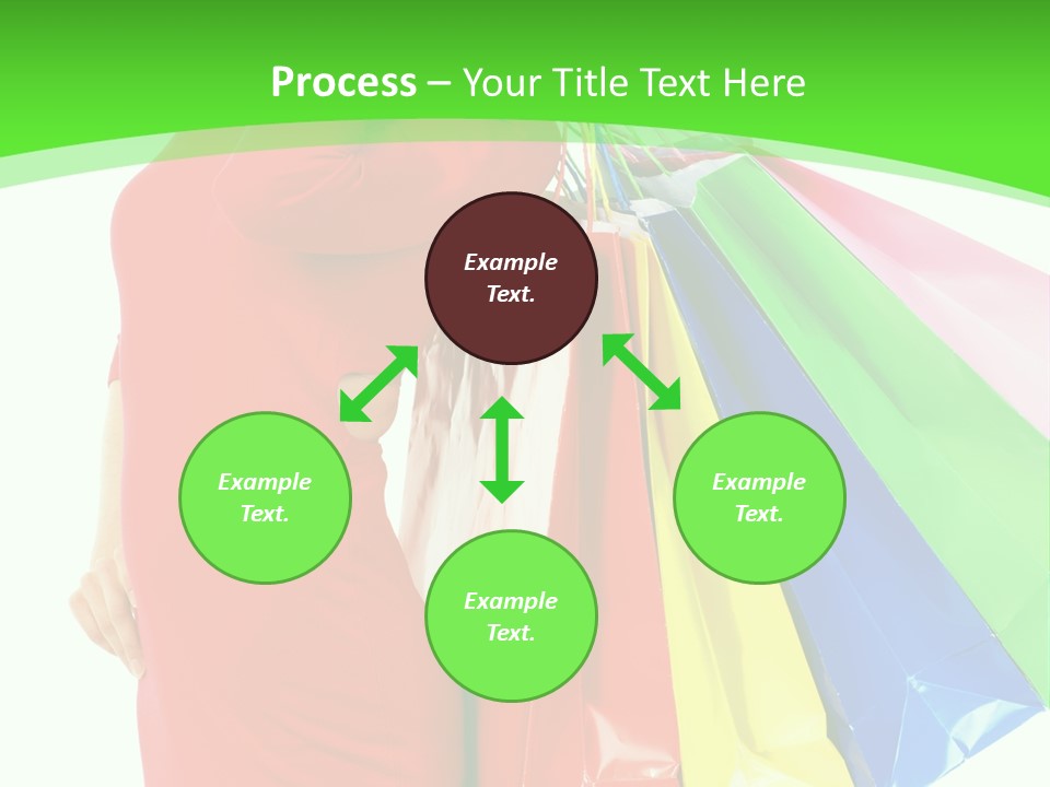 Bag Market Laughing PowerPoint Template