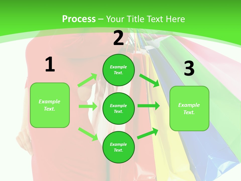 Bag Market Laughing PowerPoint Template