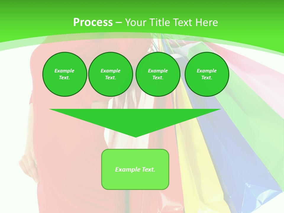 Bag Market Laughing PowerPoint Template