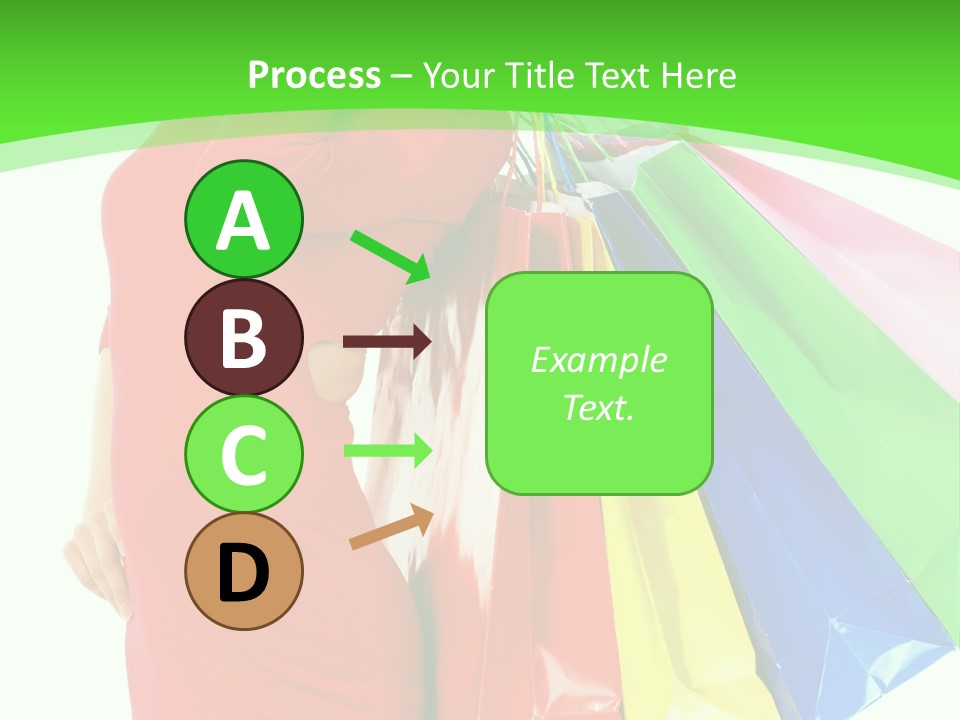 Bag Market Laughing PowerPoint Template