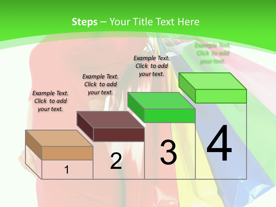 Bag Market Laughing PowerPoint Template