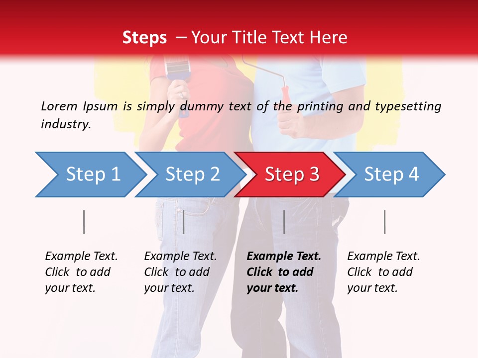 Painting Renovation Beautiful PowerPoint Template