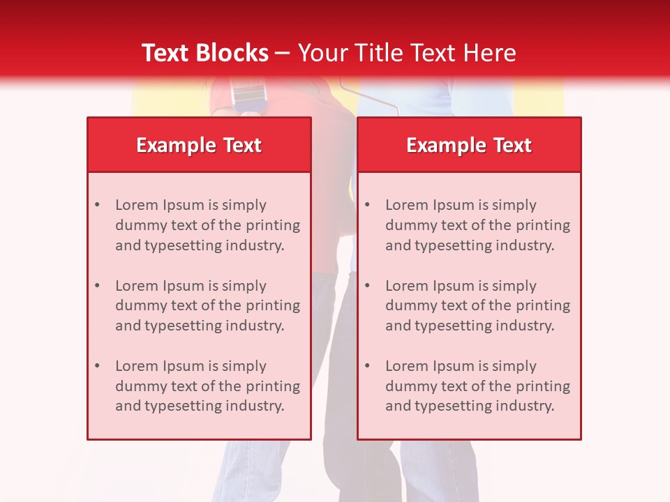 Painting Renovation Beautiful PowerPoint Template