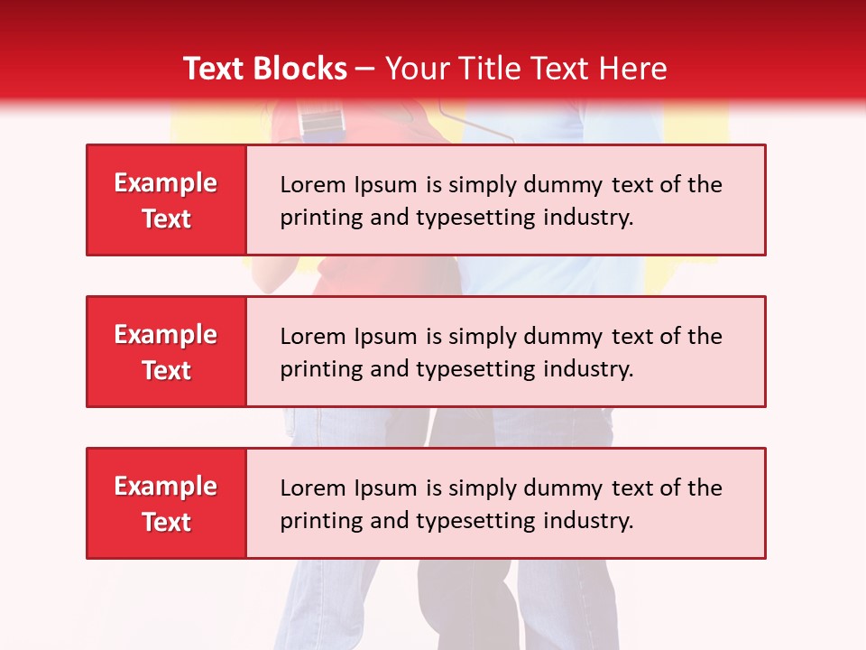 Painting Renovation Beautiful PowerPoint Template