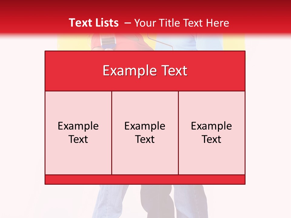 Painting Renovation Beautiful PowerPoint Template