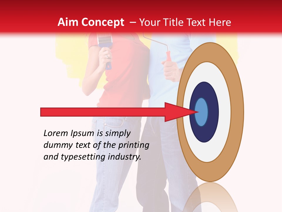 Painting Renovation Beautiful PowerPoint Template