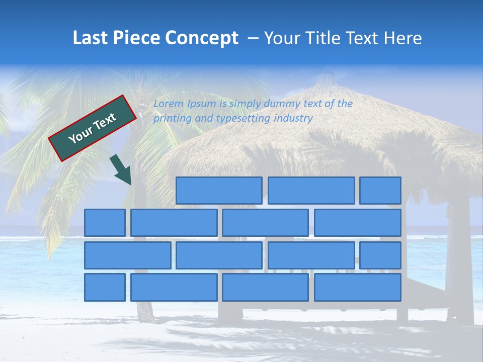 Scenery Relax Shore PowerPoint Template