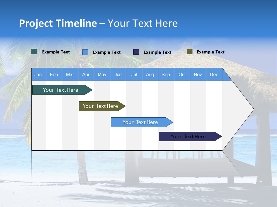 Scenery Relax Shore PowerPoint Template
