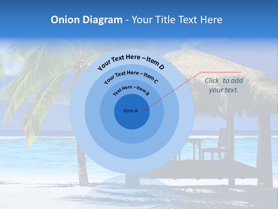 Scenery Relax Shore PowerPoint Template