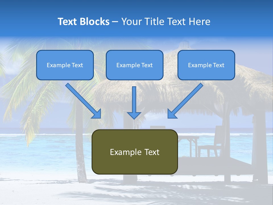 Scenery Relax Shore PowerPoint Template