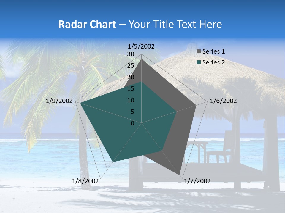 Scenery Relax Shore PowerPoint Template