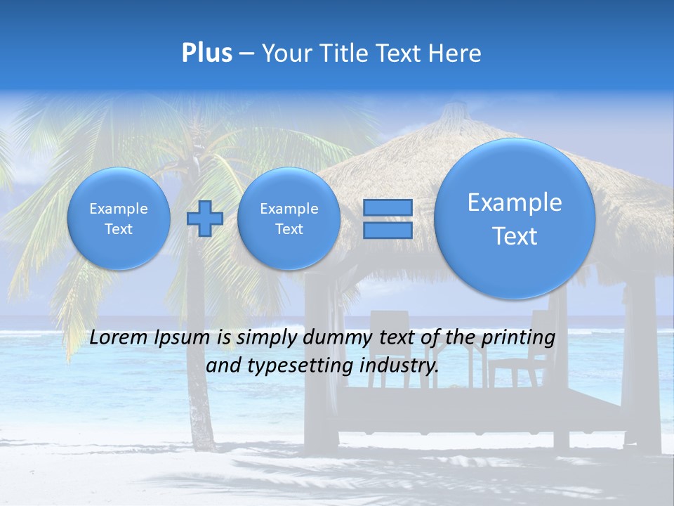 Scenery Relax Shore PowerPoint Template