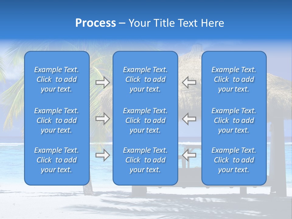 Scenery Relax Shore PowerPoint Template