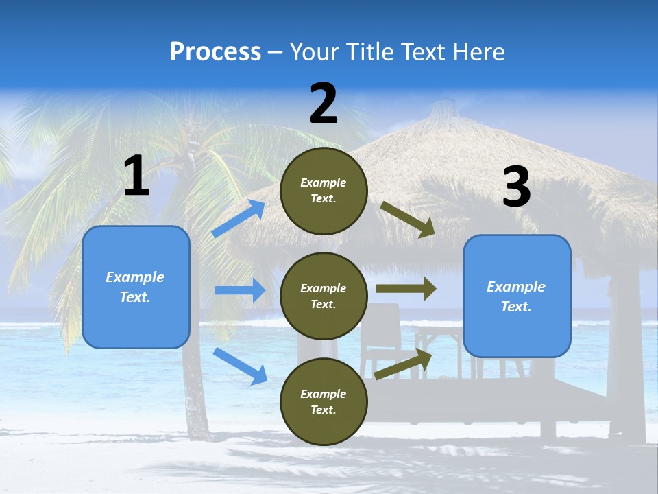Scenery Relax Shore PowerPoint Template