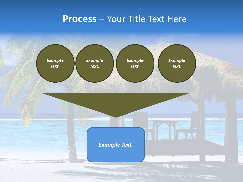 Scenery Relax Shore PowerPoint Template