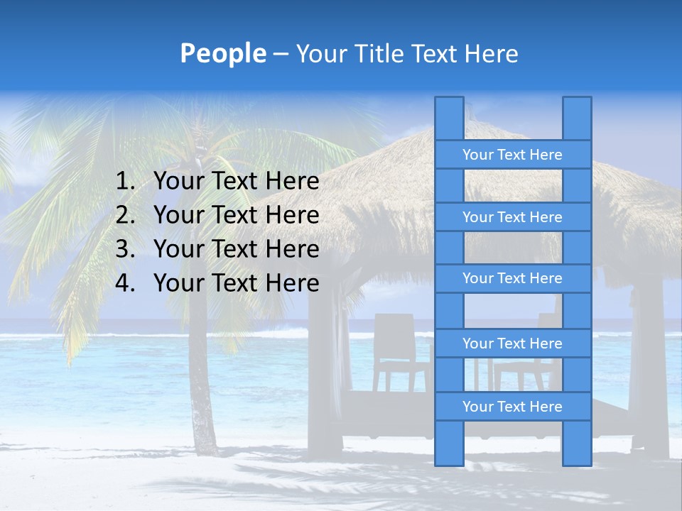Scenery Relax Shore PowerPoint Template