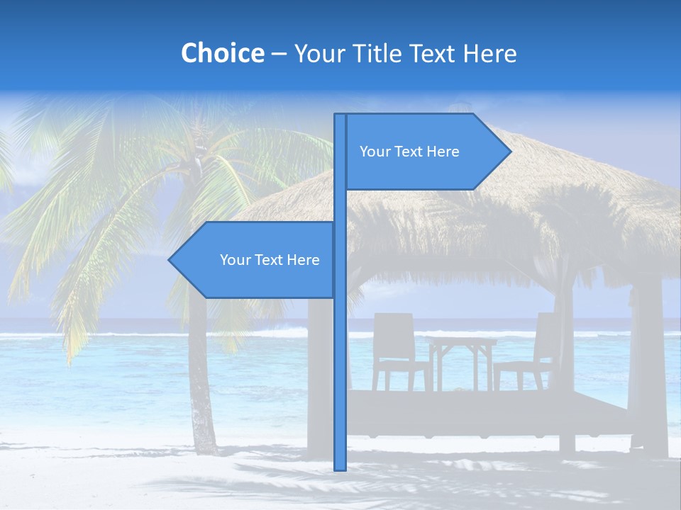 Scenery Relax Shore PowerPoint Template