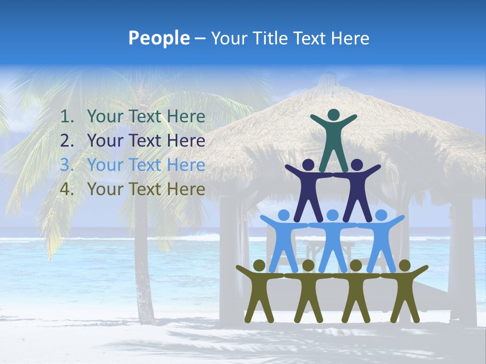 Scenery Relax Shore PowerPoint Template