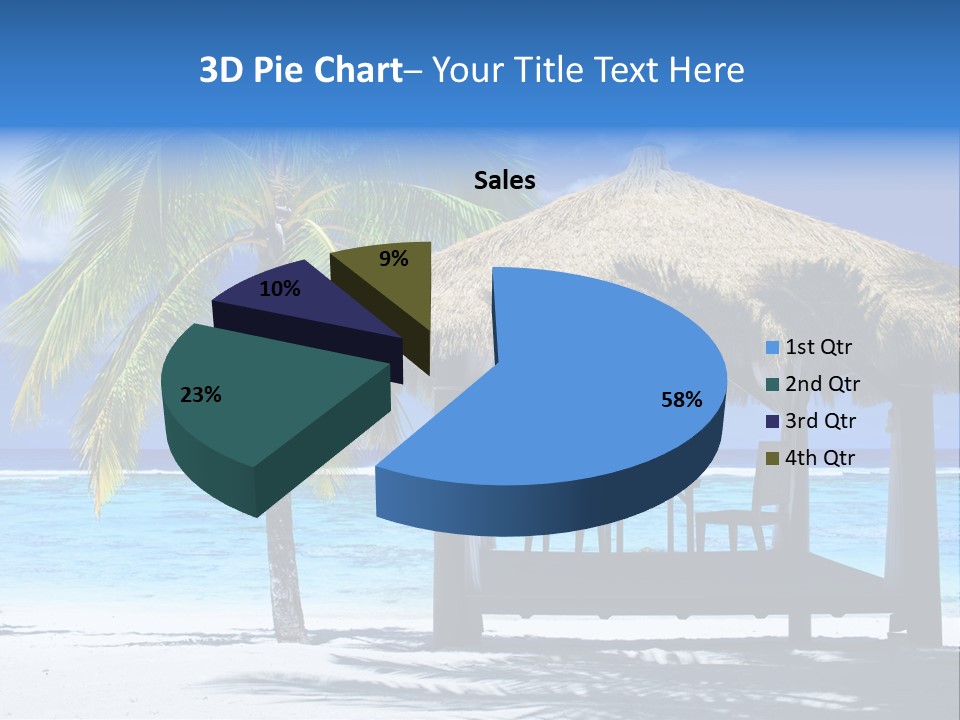 Scenery Relax Shore PowerPoint Template