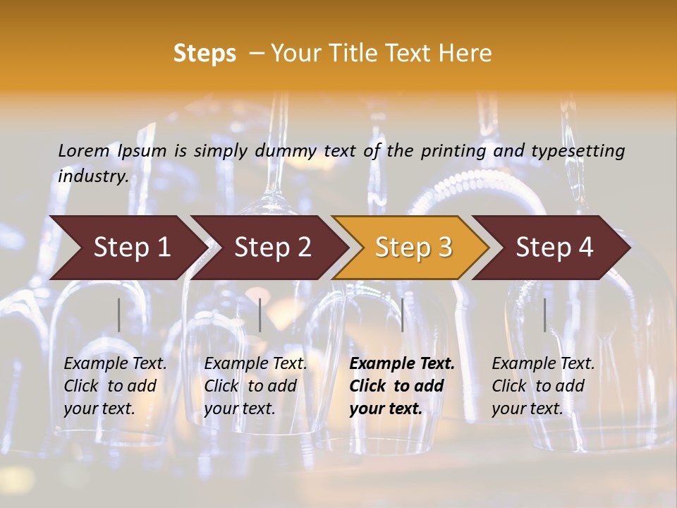 Interiors Establishment Lunch PowerPoint Template
