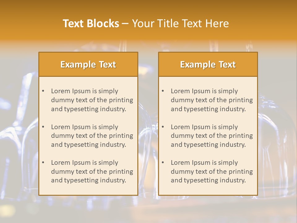 Interiors Establishment Lunch PowerPoint Template