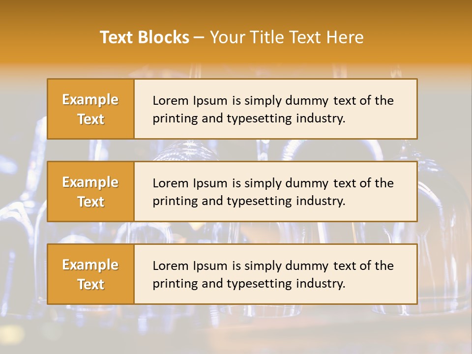 Interiors Establishment Lunch PowerPoint Template