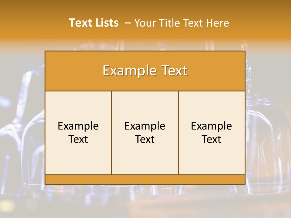 Interiors Establishment Lunch PowerPoint Template