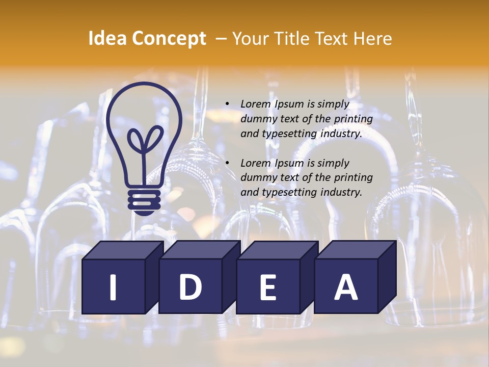 Interiors Establishment Lunch PowerPoint Template