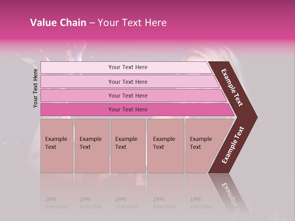 Gorgeous Attractive Blond PowerPoint Template