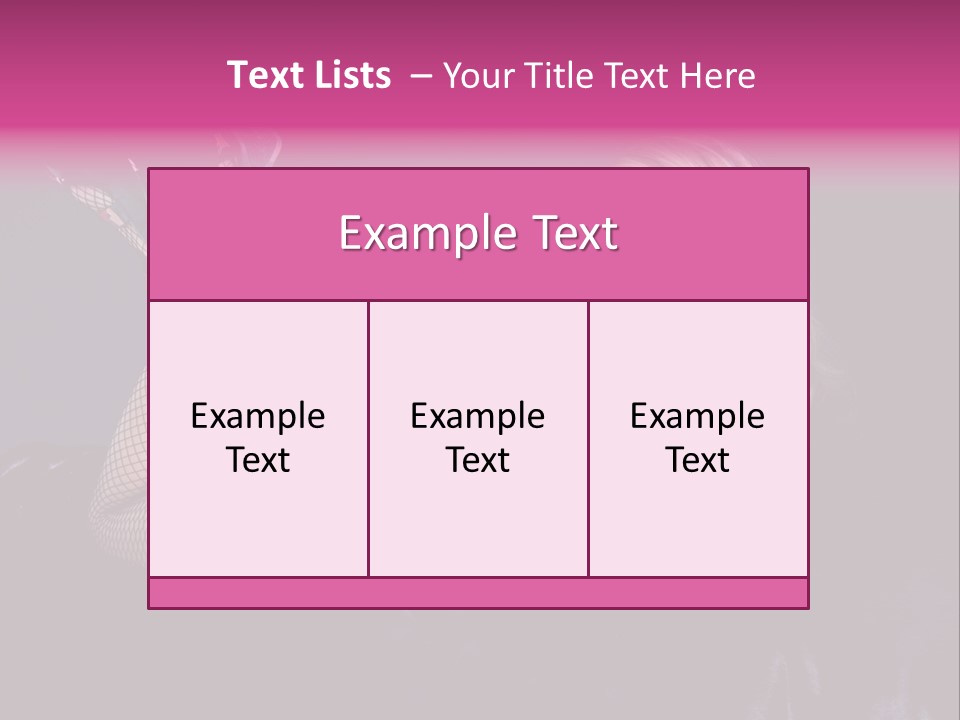 Gorgeous Attractive Blond PowerPoint Template