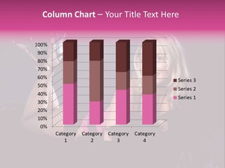 Gorgeous Attractive Blond PowerPoint Template