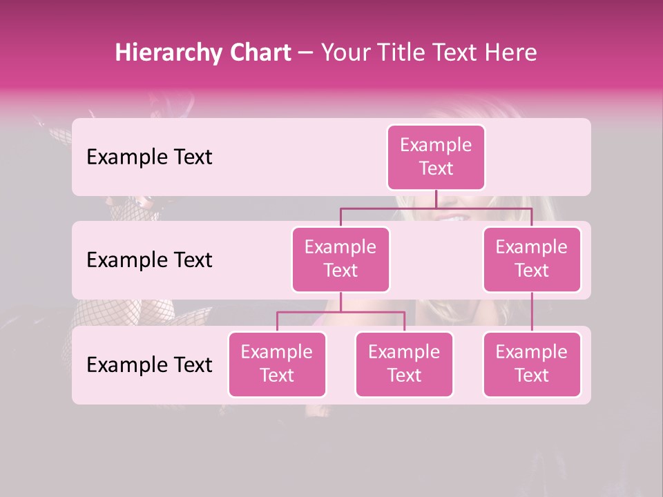 Gorgeous Attractive Blond PowerPoint Template