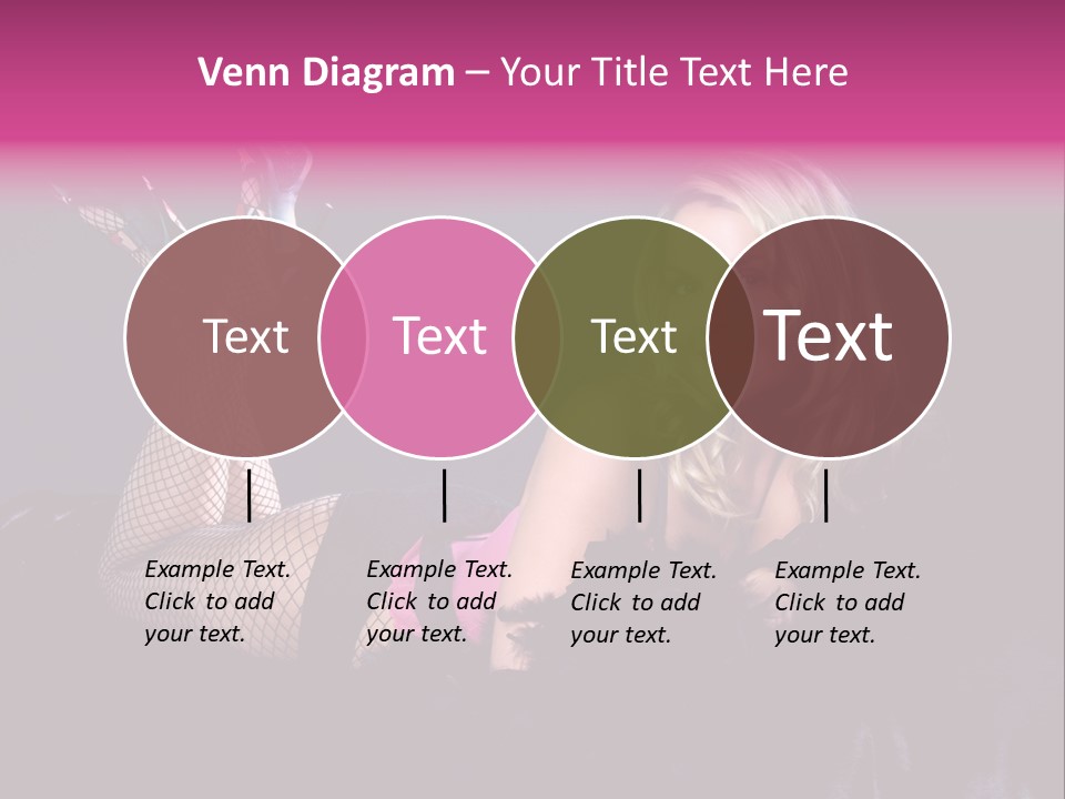 Gorgeous Attractive Blond PowerPoint Template