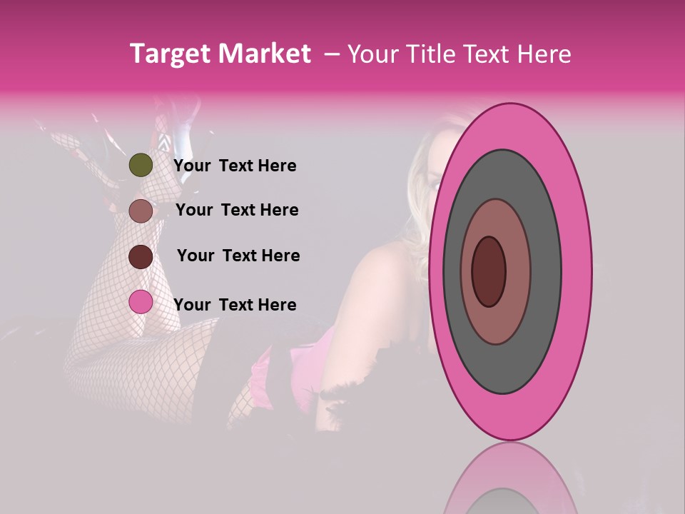 Gorgeous Attractive Blond PowerPoint Template