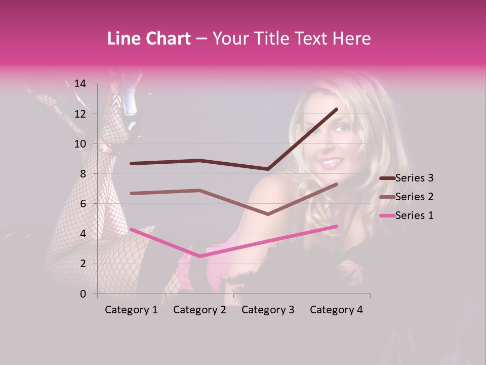 Gorgeous Attractive Blond PowerPoint Template