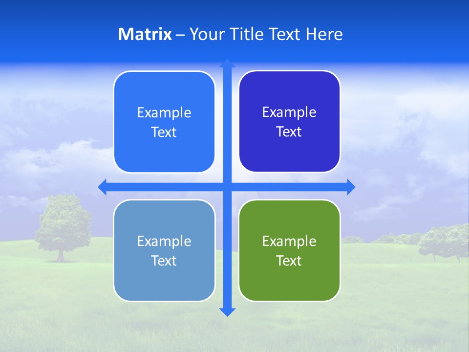Cultivated Nature Meadow PowerPoint Template
