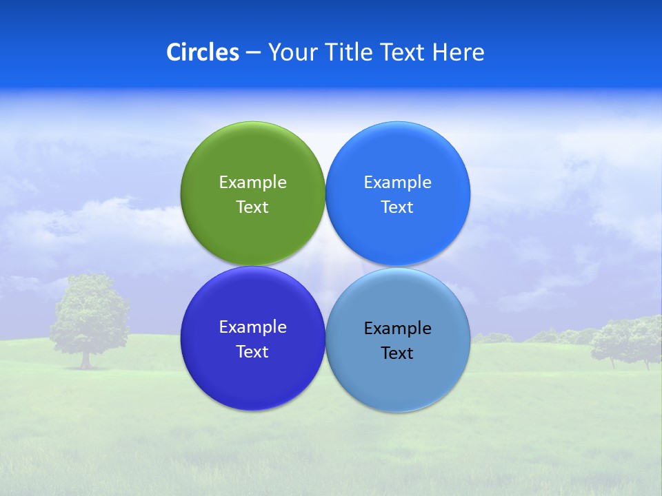 Cultivated Nature Meadow PowerPoint Template