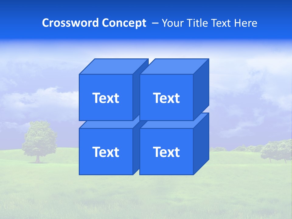 Cultivated Nature Meadow PowerPoint Template