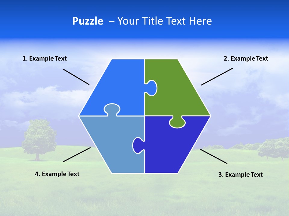 Cultivated Nature Meadow PowerPoint Template