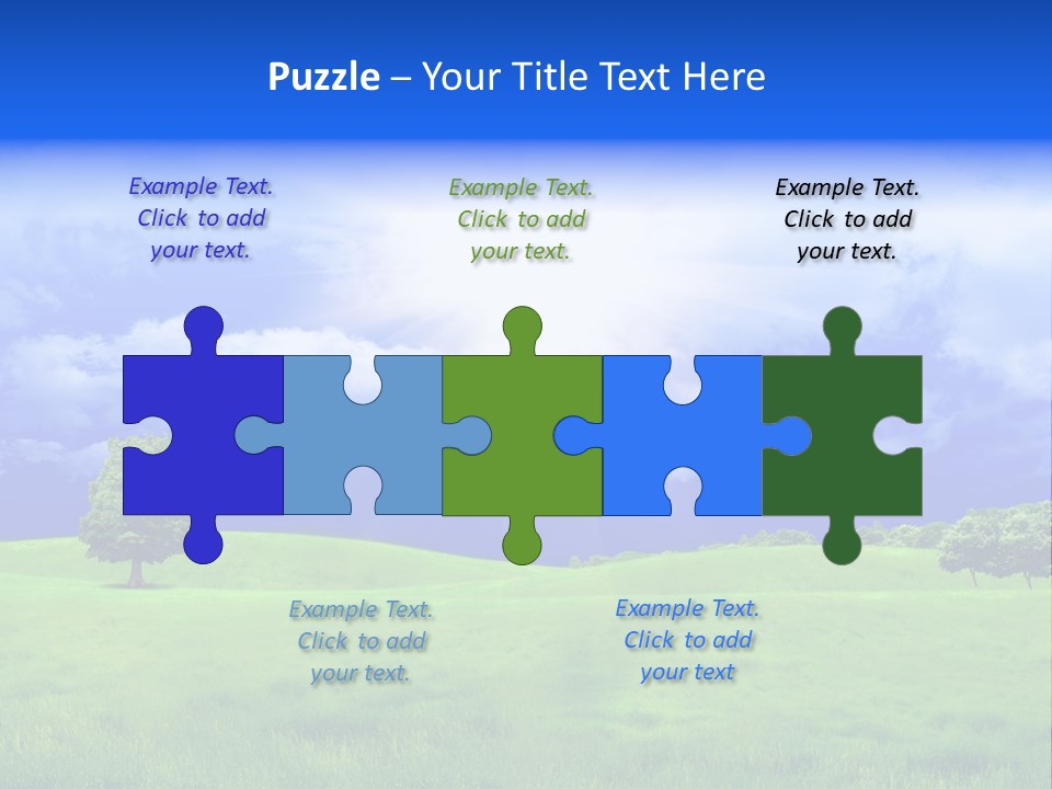 Cultivated Nature Meadow PowerPoint Template