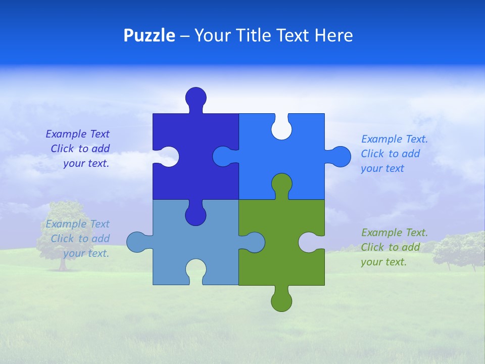 Cultivated Nature Meadow PowerPoint Template