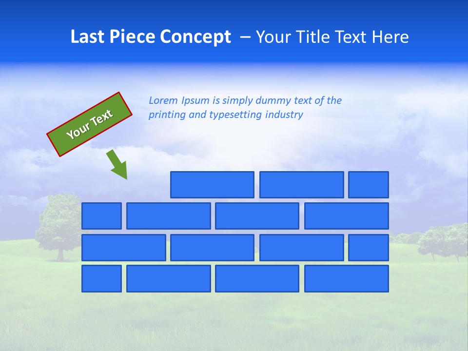 Cultivated Nature Meadow PowerPoint Template