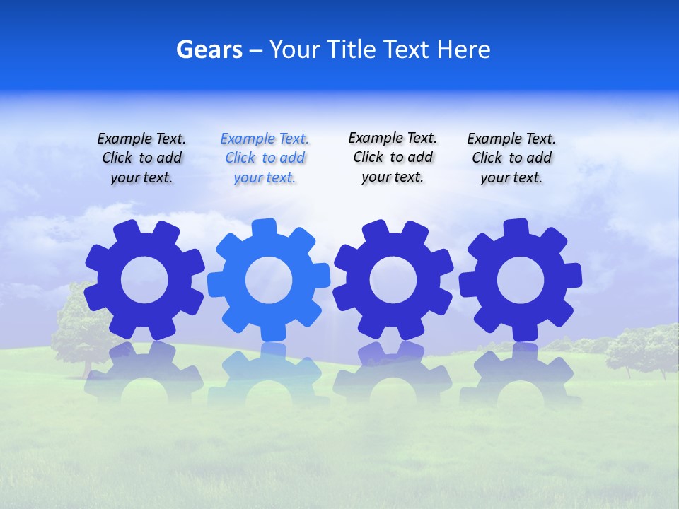 Cultivated Nature Meadow PowerPoint Template