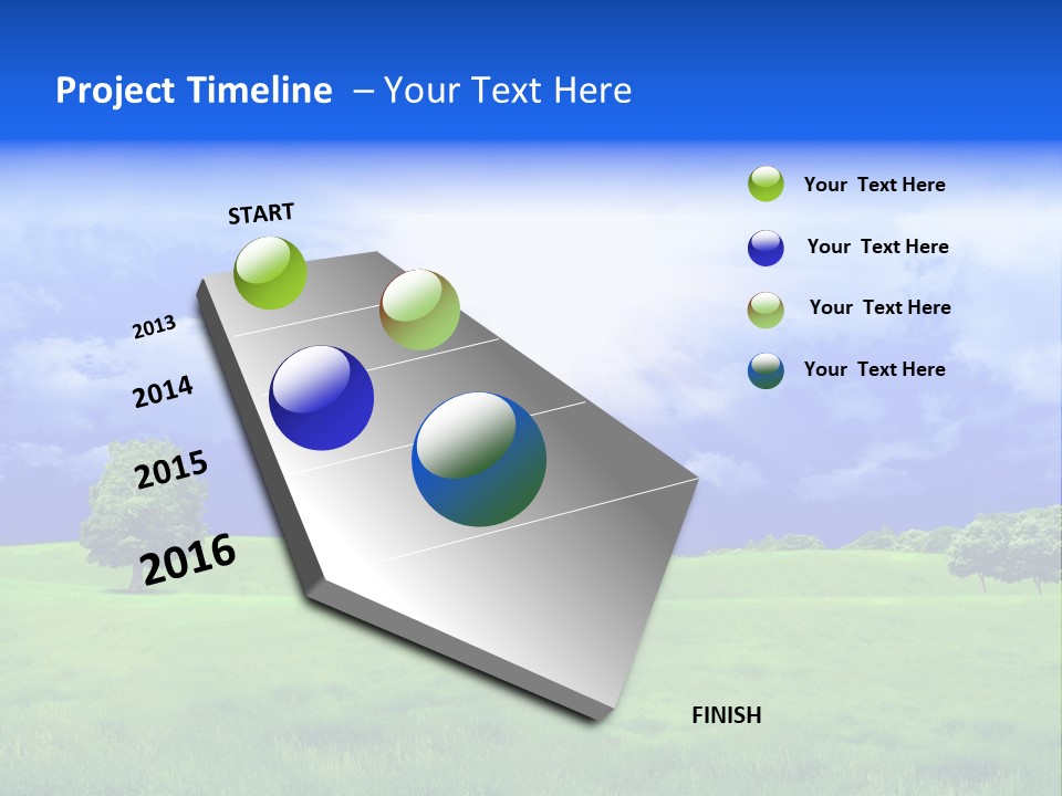 Cultivated Nature Meadow PowerPoint Template