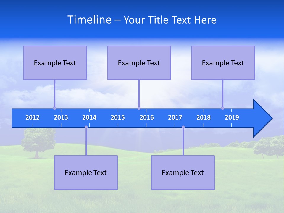Cultivated Nature Meadow PowerPoint Template